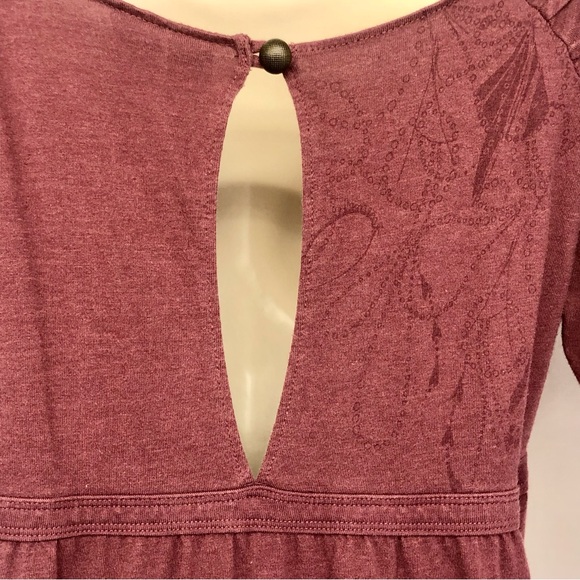 Element Brand Maroon Empire Waist Dress - Picture 11 of 16